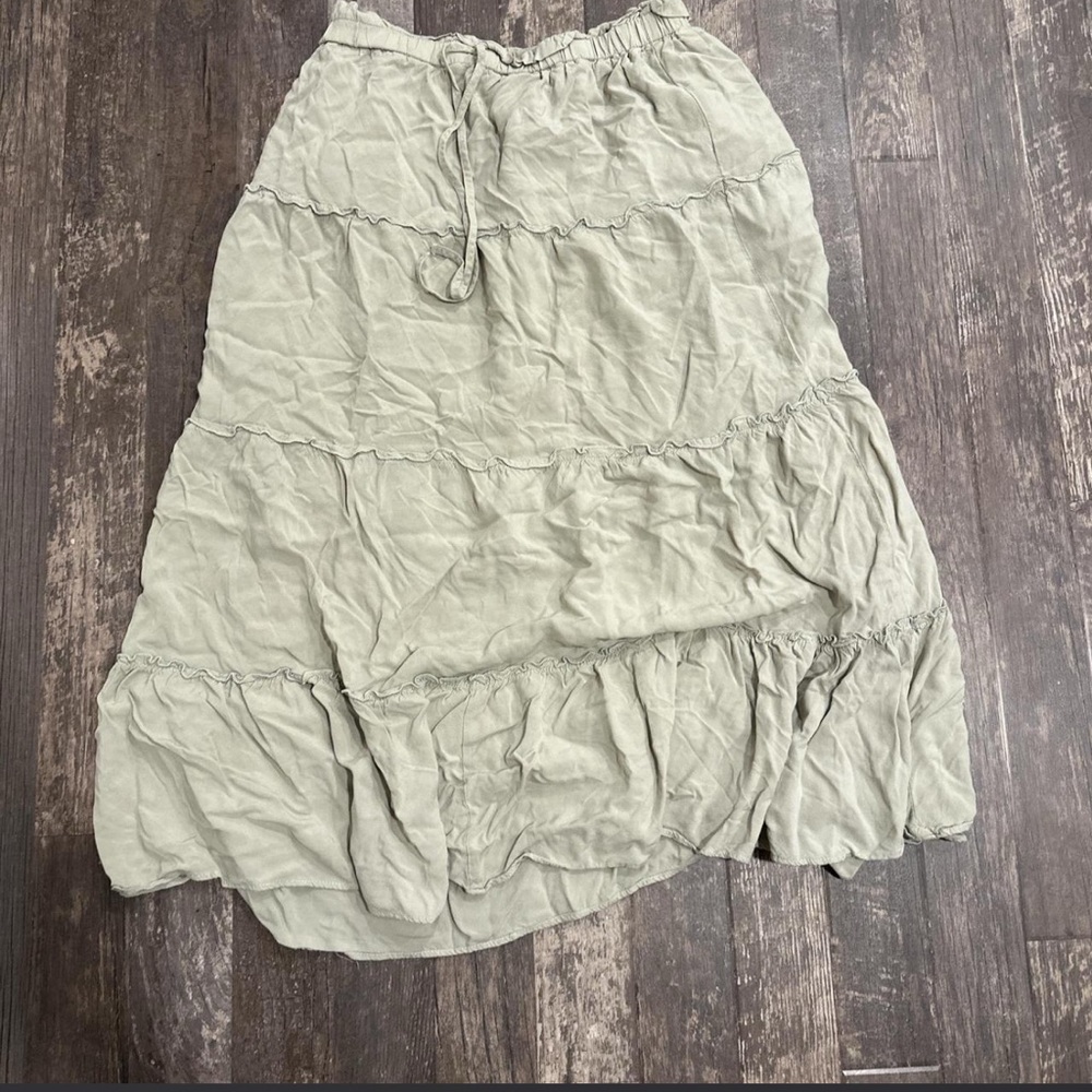 Love Tree Women's High Low Skirt in Cream